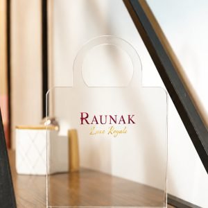 Signature Clear Acrylic Gift Bag (Empty)