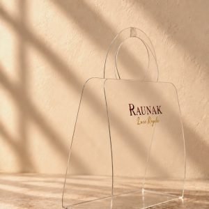 Signature Clear Acrylic Gift Bag (Empty)