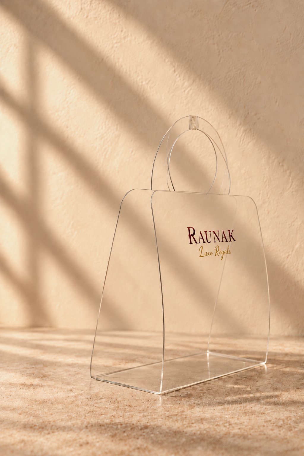 Signature Clear Acrylic Gift Bag (Empty)