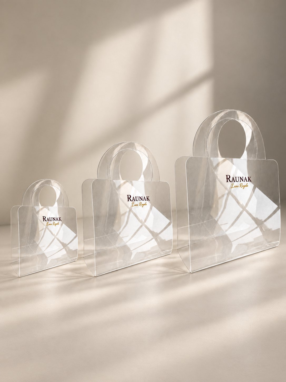 Signature Clear Acrylic Gift Bag (Empty)