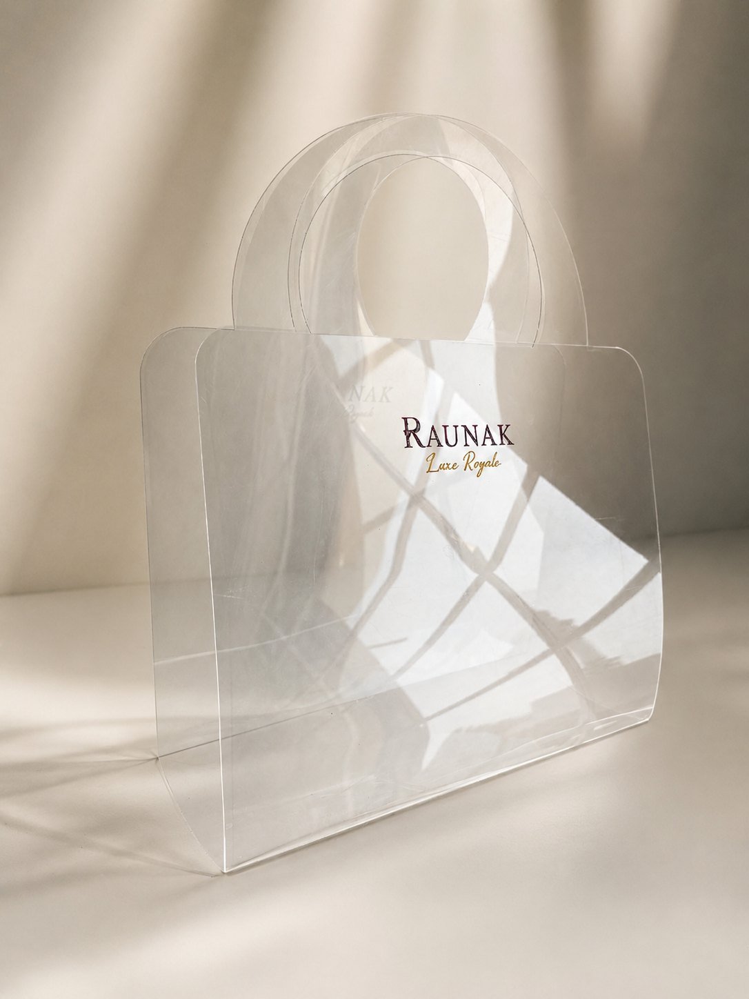 Signature Clear Acrylic Gift Bag (Empty)