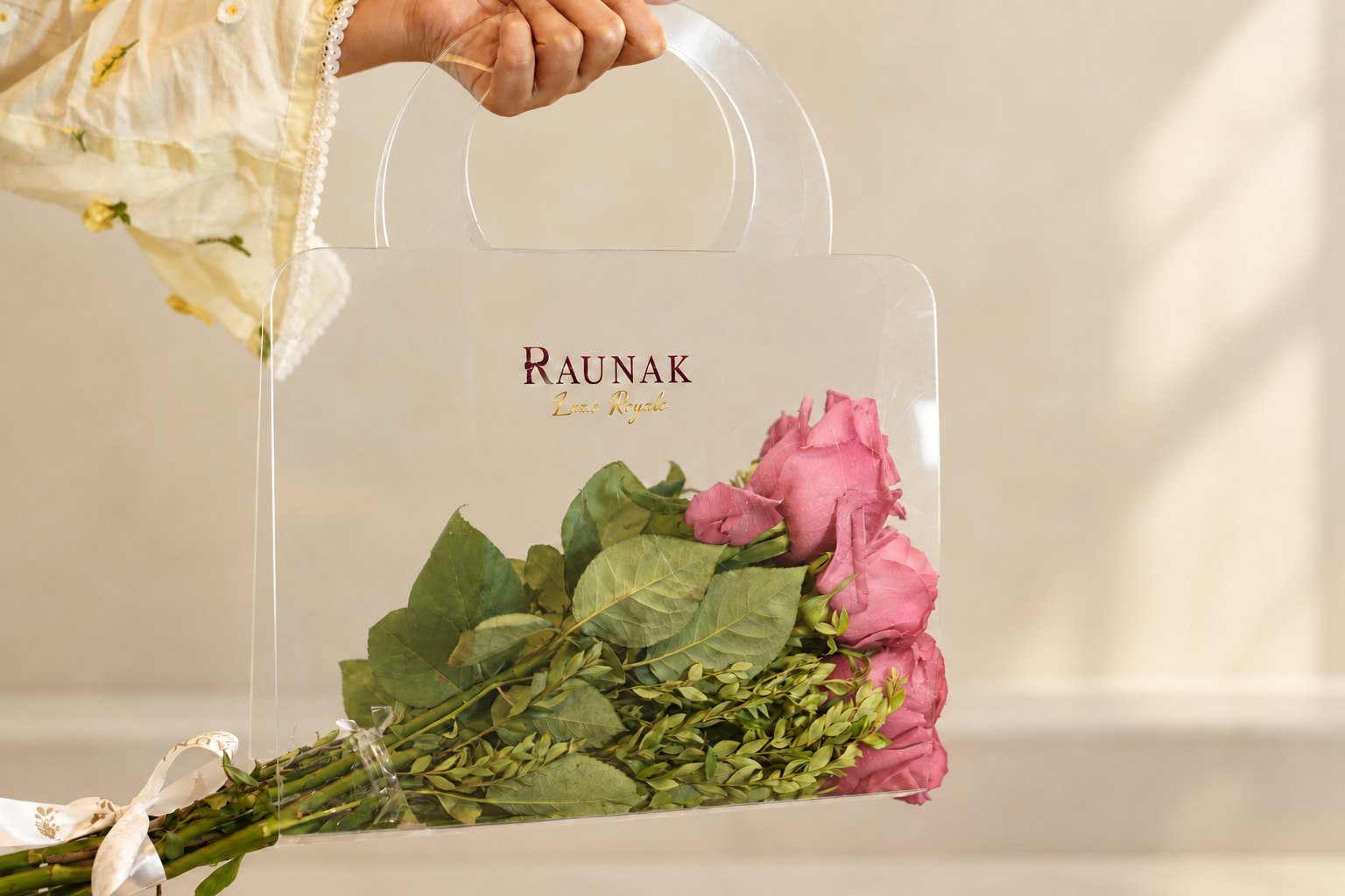 Signature Acrylic Bloom Handbag