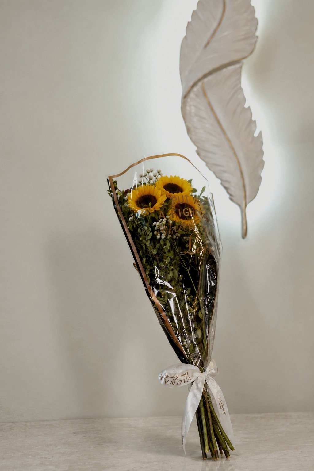 Adore Message Floral Wrap