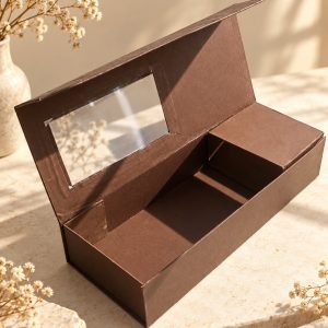 Brown Window Luxe Gift Box (Empty)