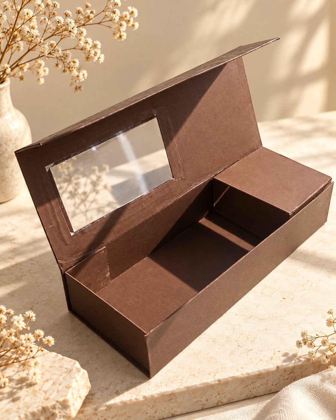 Brown Window Luxe Gift Box (Empty)