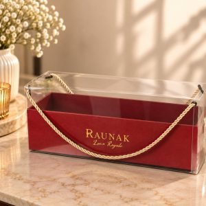 Signature Clear Carry Gift Box (Empty)