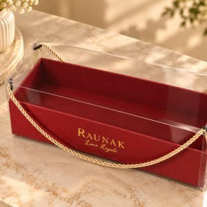 Signature Clear Carry Gift Box (Empty)
