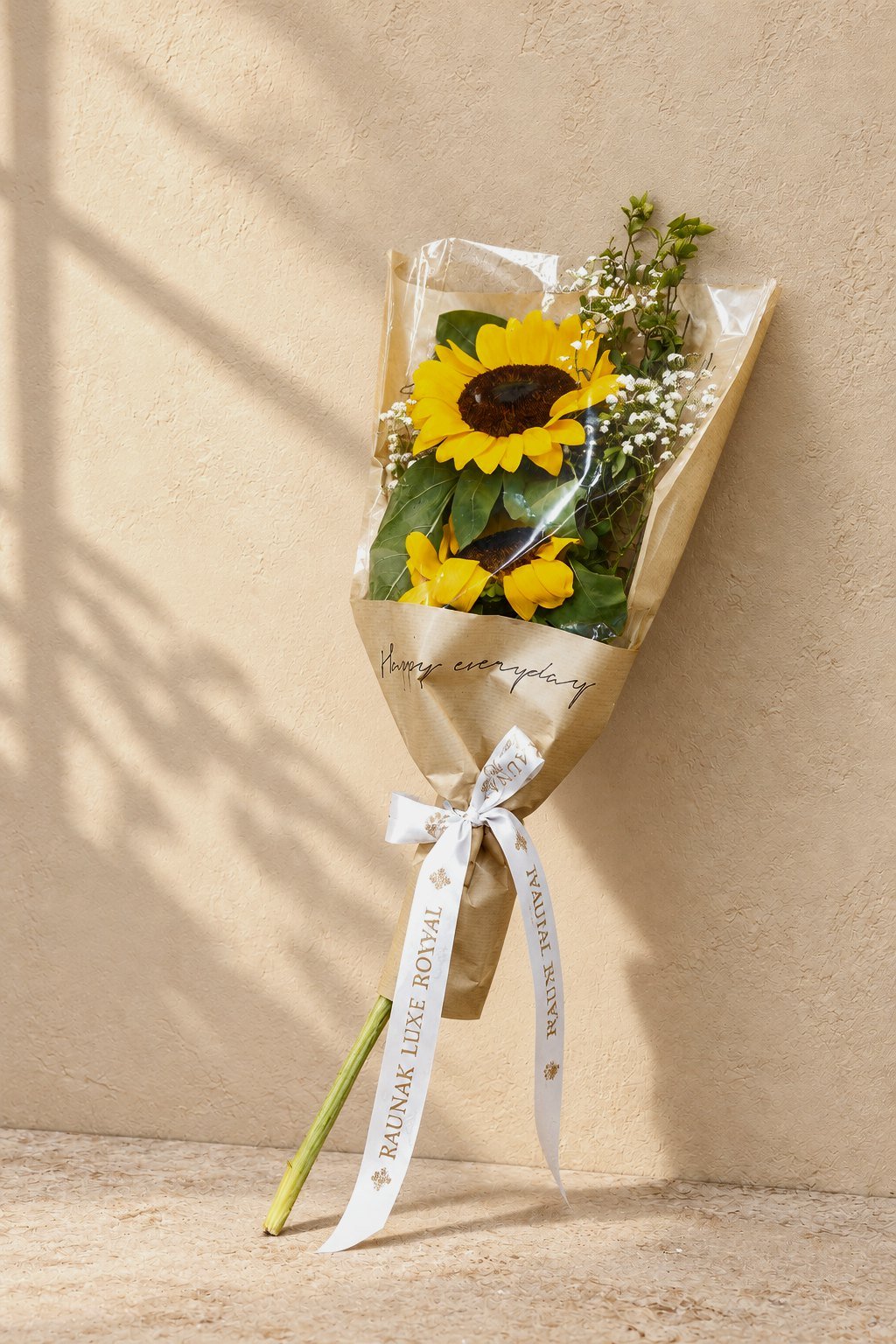 Duo Sunflower Bouquet – Khaki