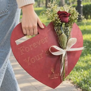 Forever Yours Floral Heart