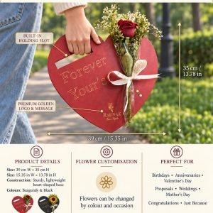 Forever Yours Floral Heart