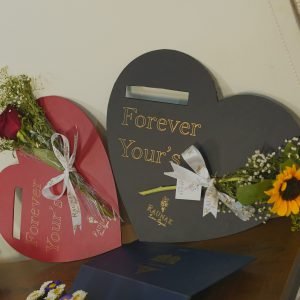 Forever Yours Floral Heart
