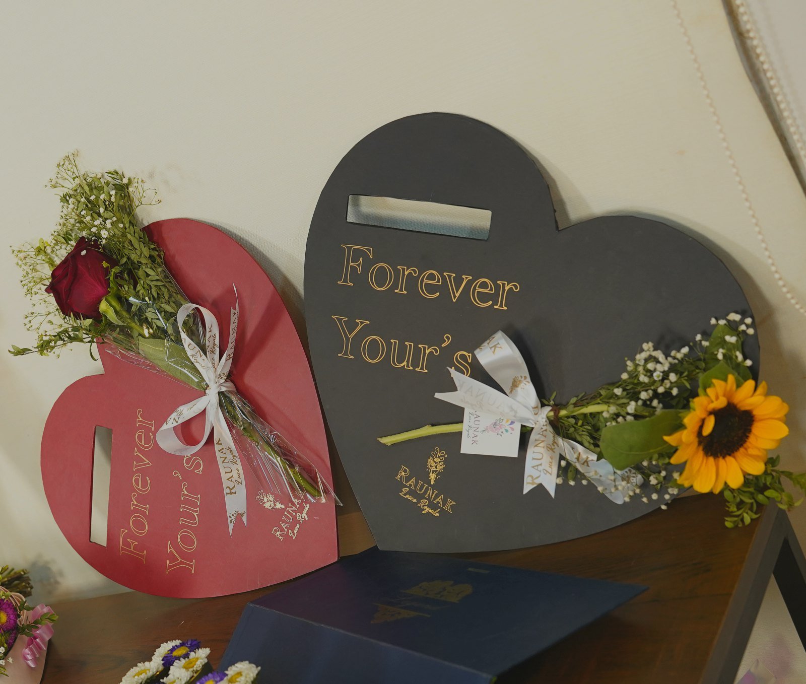 Forever Yours Floral Heart