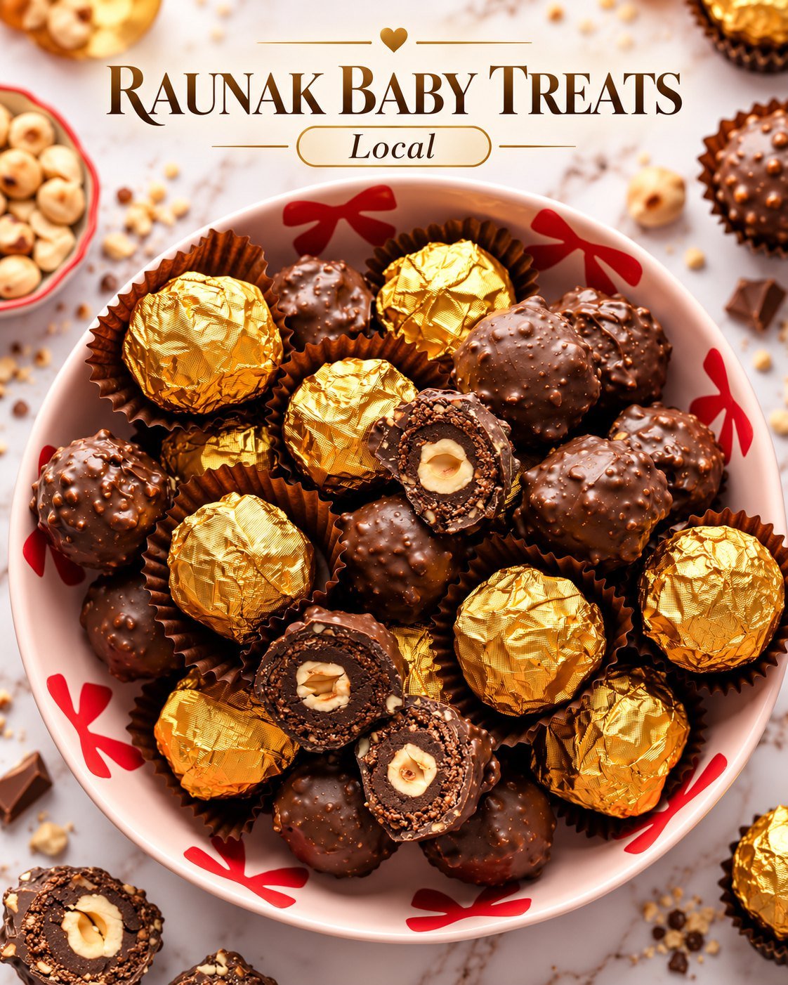 Gold Chocolate Treats