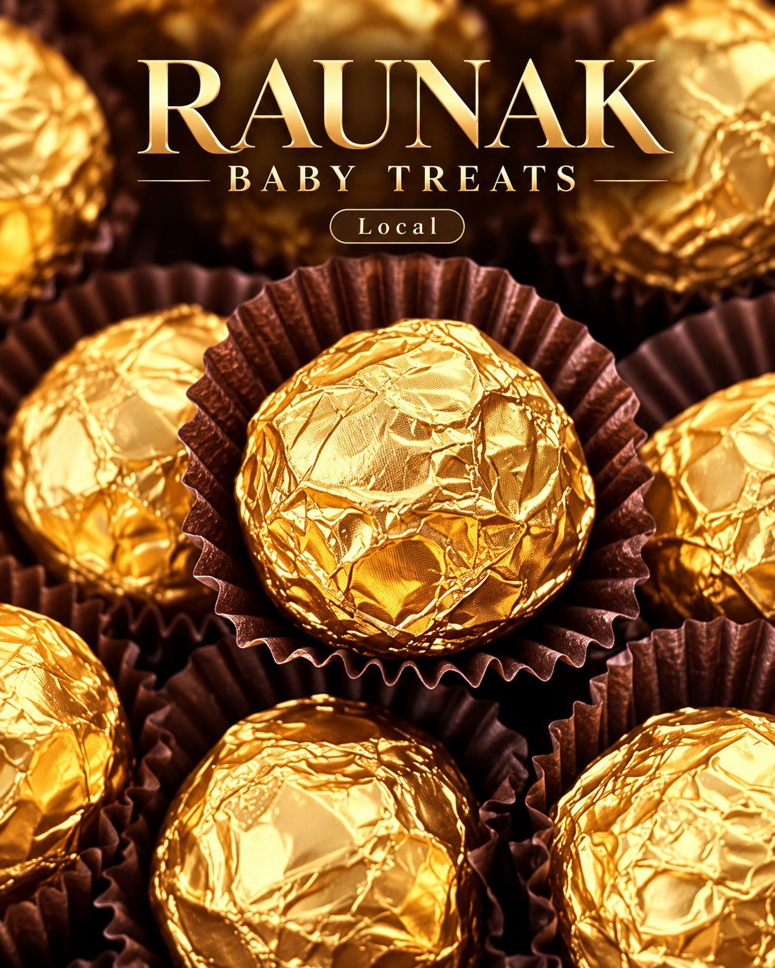 Gold Chocolate Treats