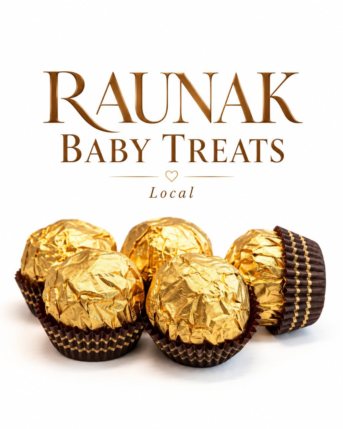 Gold Chocolate Treats