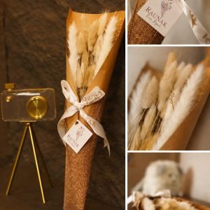 Natural Ivory Dried Bouquet