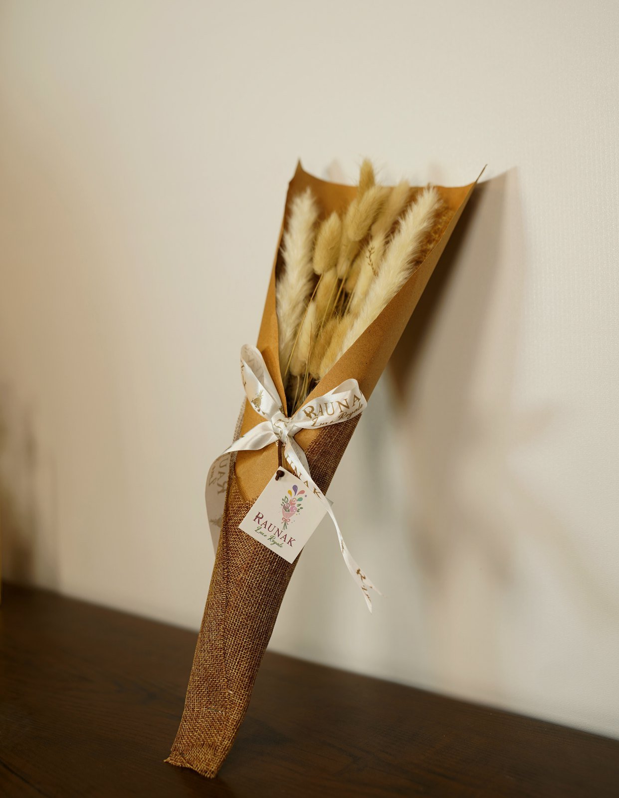 Natural Ivory Dried Bouquet
