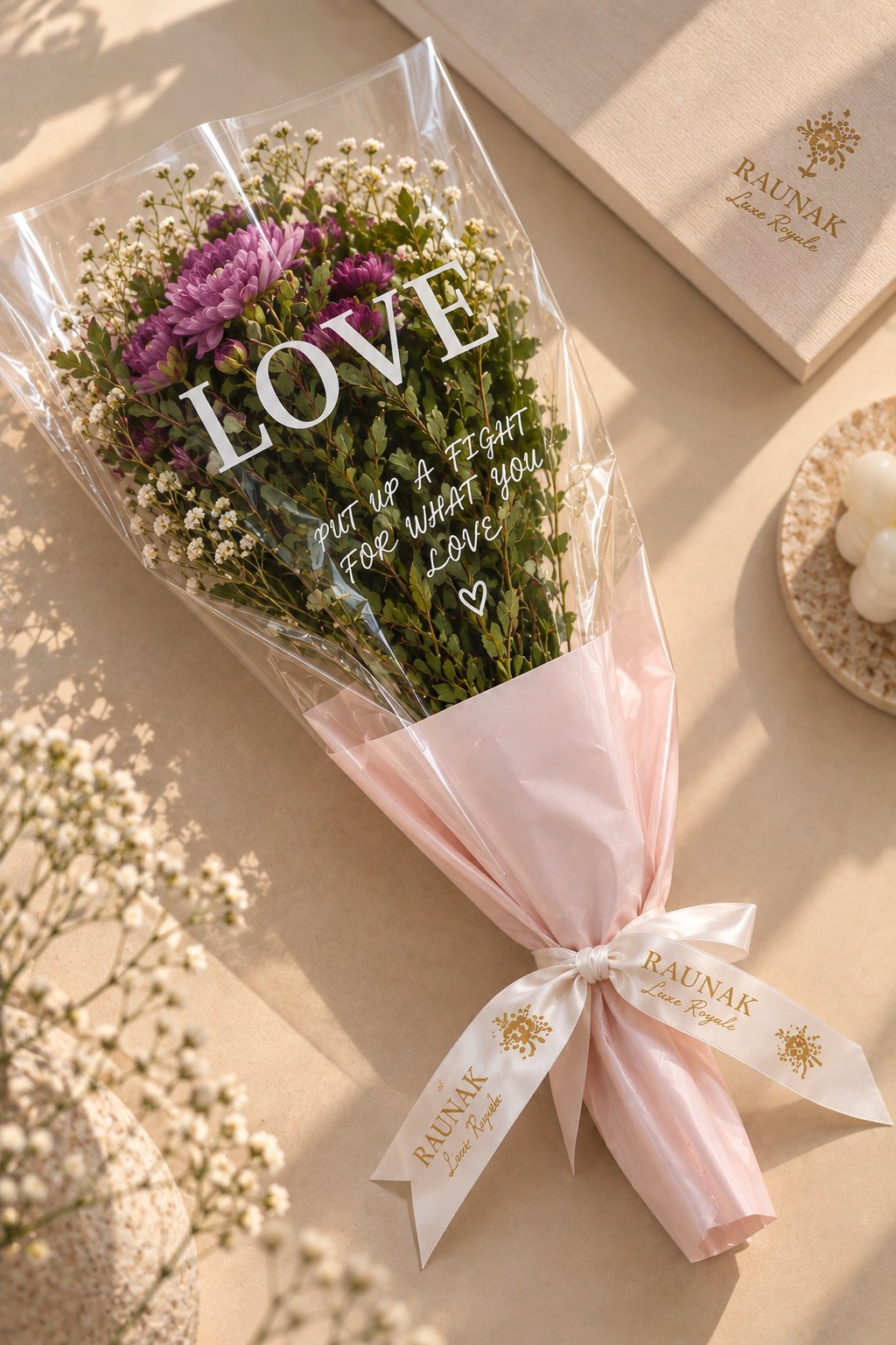 Love Floral Gift Wrap