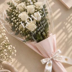 Love Floral Gift Wrap