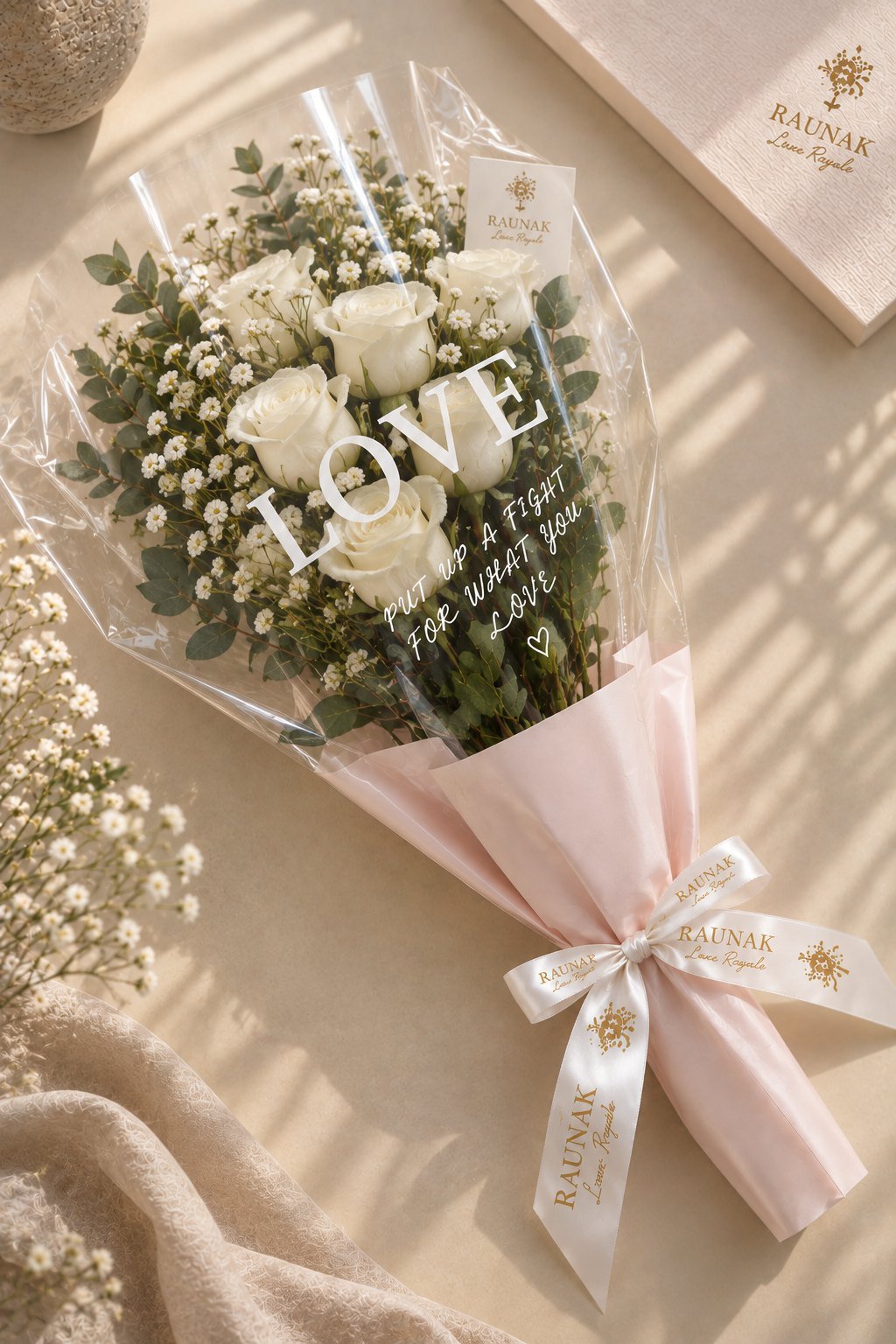 Love Floral Gift Wrap