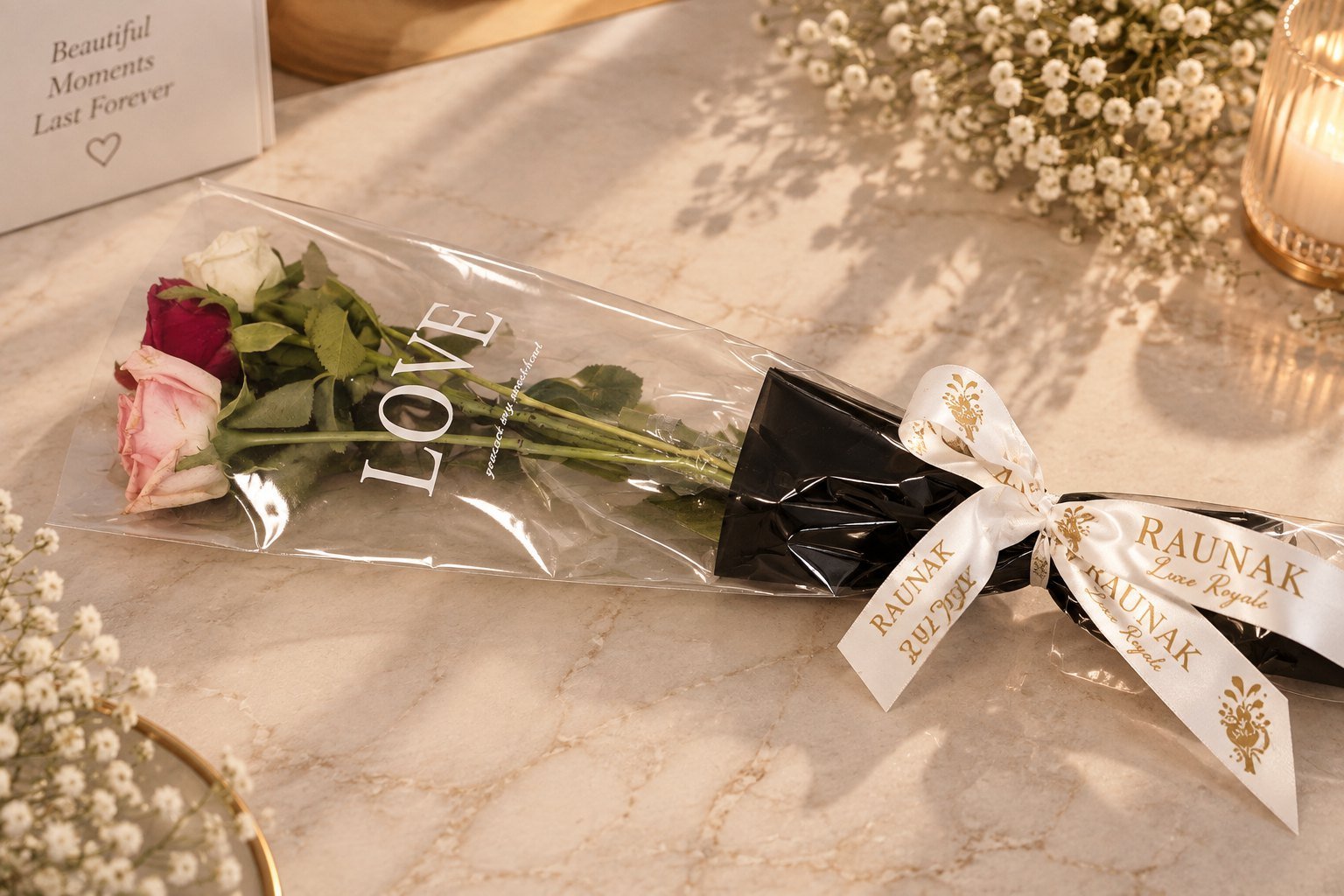 Love Single Rose Bouquet