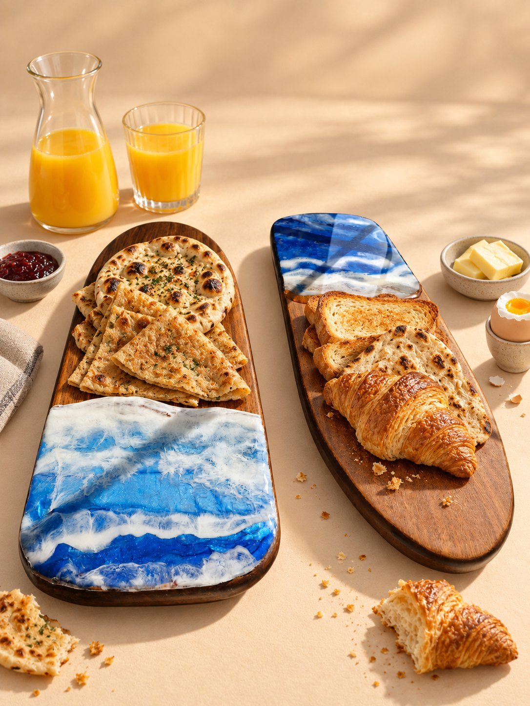 Ocean Resin Serving Platter
