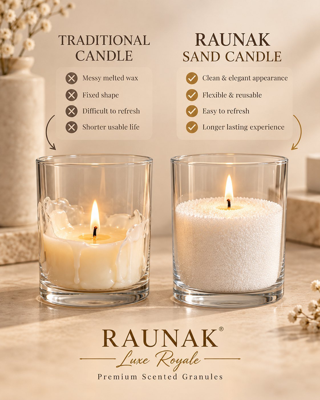 Scented Sand Wax Pearls